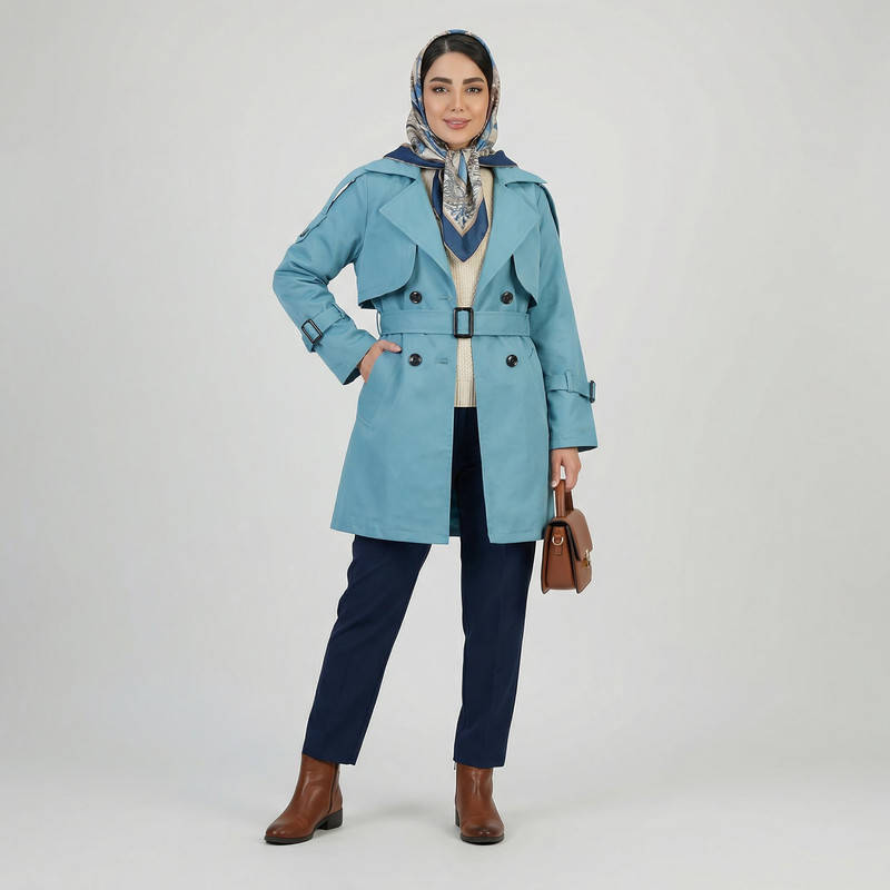 بارانی زنانه مدل نیکدل کد 2303