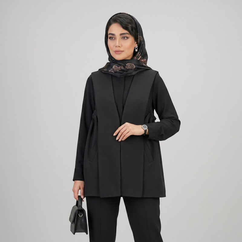 وست یقه هفت زنانه مدل فانیذ کد 2593
