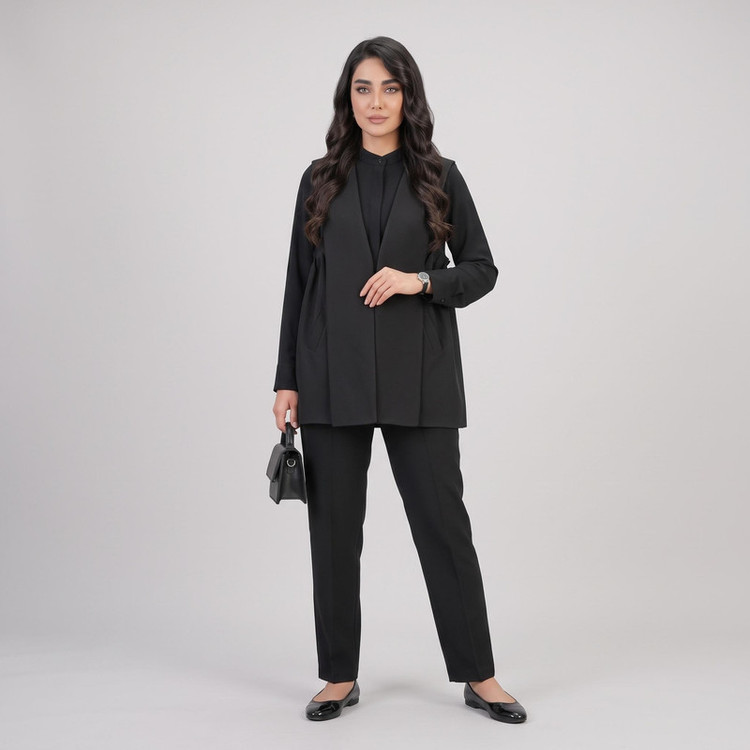 وست یقه هفت زنانه مدل فانیذ کد 2593