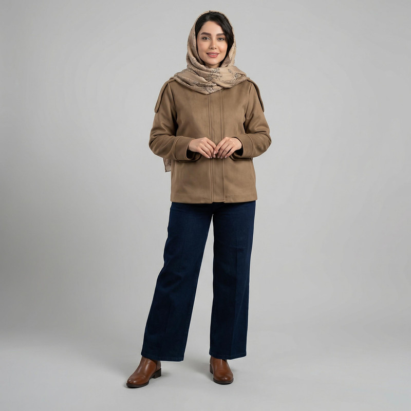پالتو زنانه مدل هیژا کد 2391