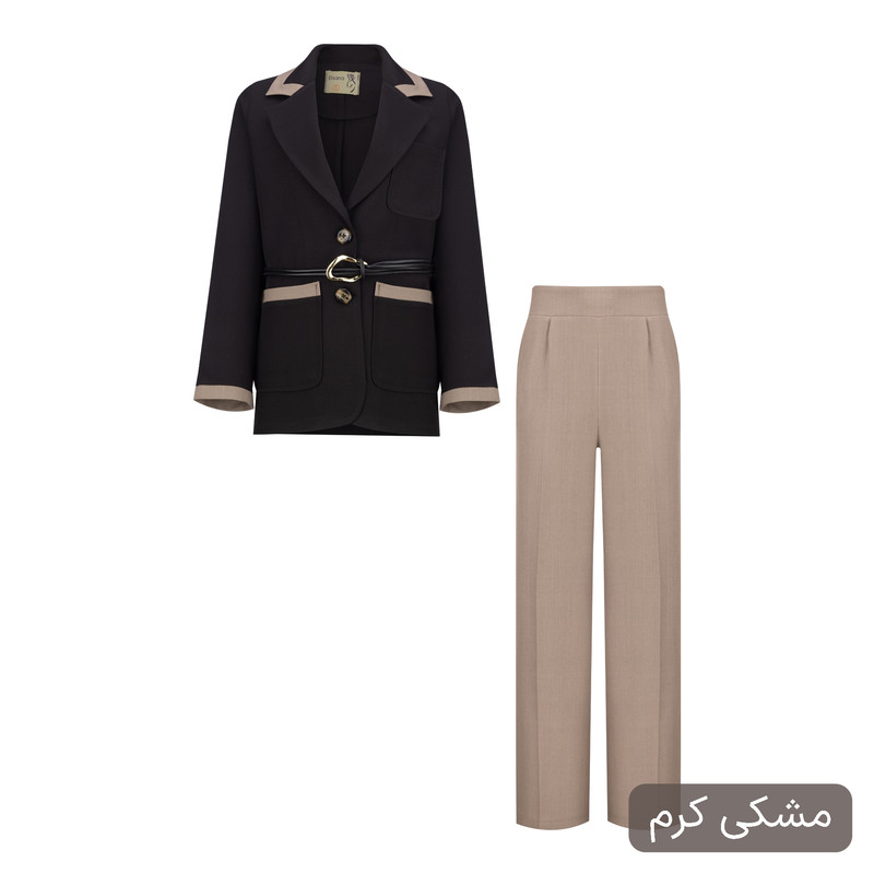 ست کت و شلوار رسمی زنانه مدل هالین کد 2480