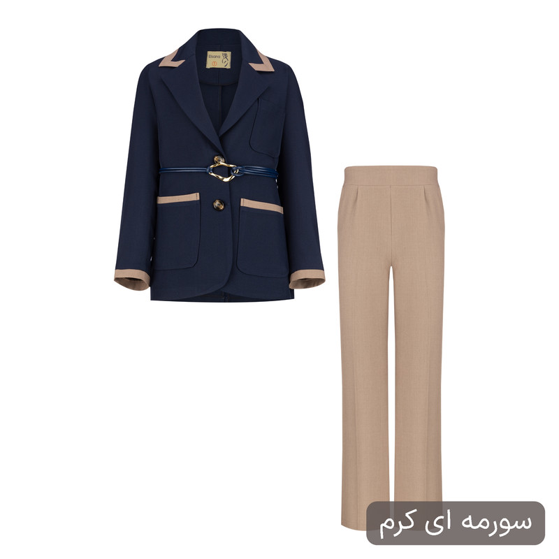 ست کت و شلوار رسمی زنانه مدل هالین کد 2480