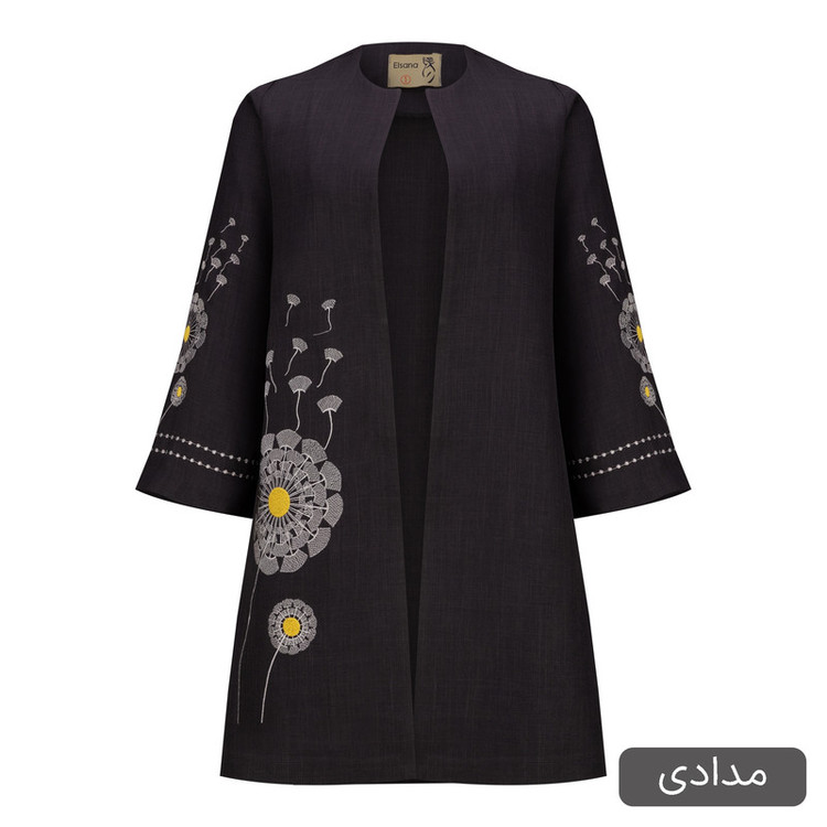 مانتو زیر زانو زنانه مدل پریسان کد 2503