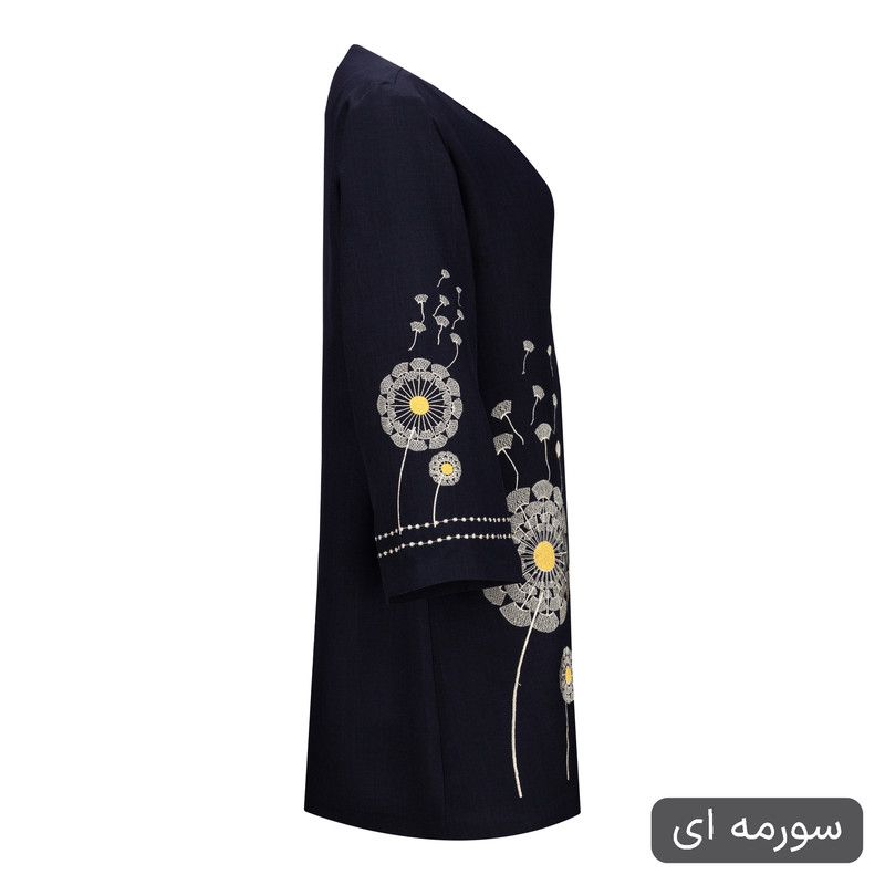 مانتو زیر زانو زنانه مدل پریسان کد 2503