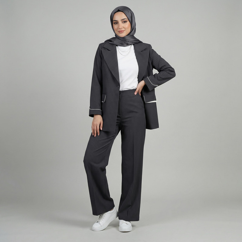 مانتو و شلوار زنانه  مدل ژانیا کد 231127
