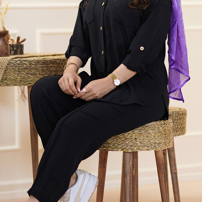 مانتو و شلوار زنانه مدل وندا کد 186079