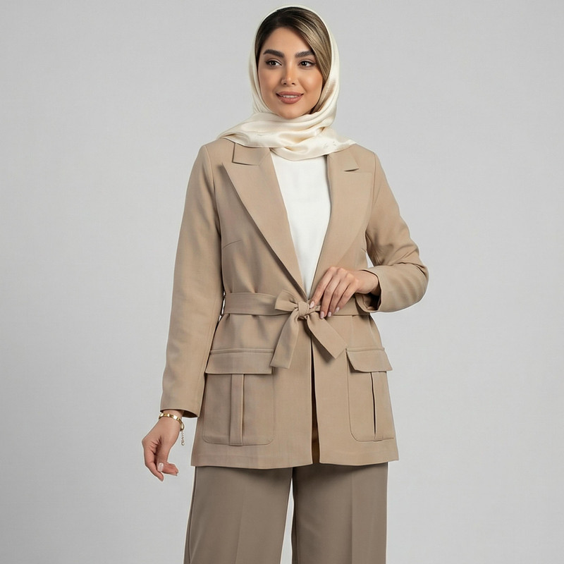مانتو کتی زنانه مدل فرهام کد 2439