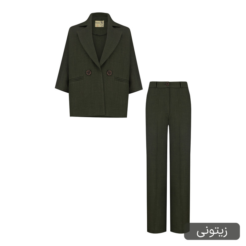 ست کت و شلوار رسمی زنانه مدل گلدیس کد 2527