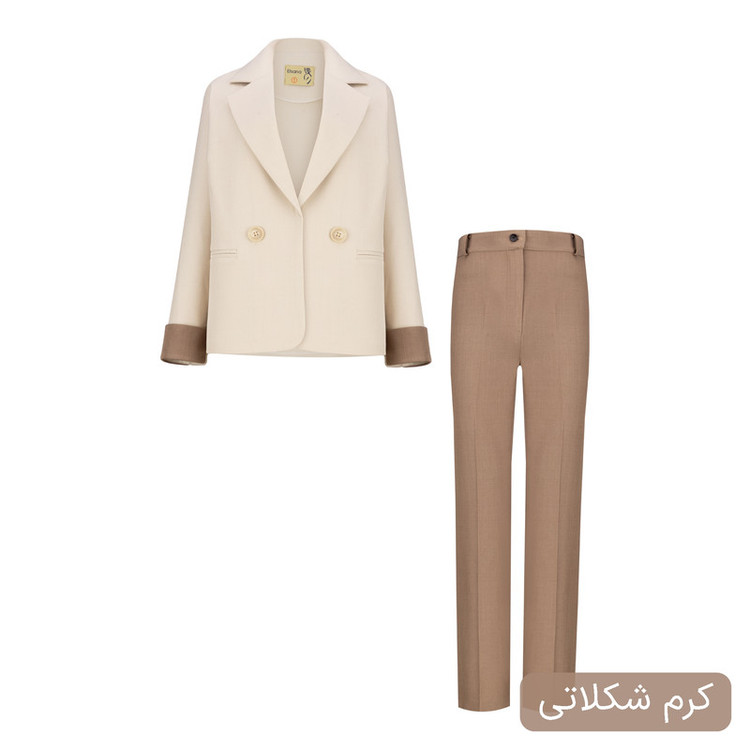 ست کت و شلوار رسمی زنانه مدل نوژان کد 2539