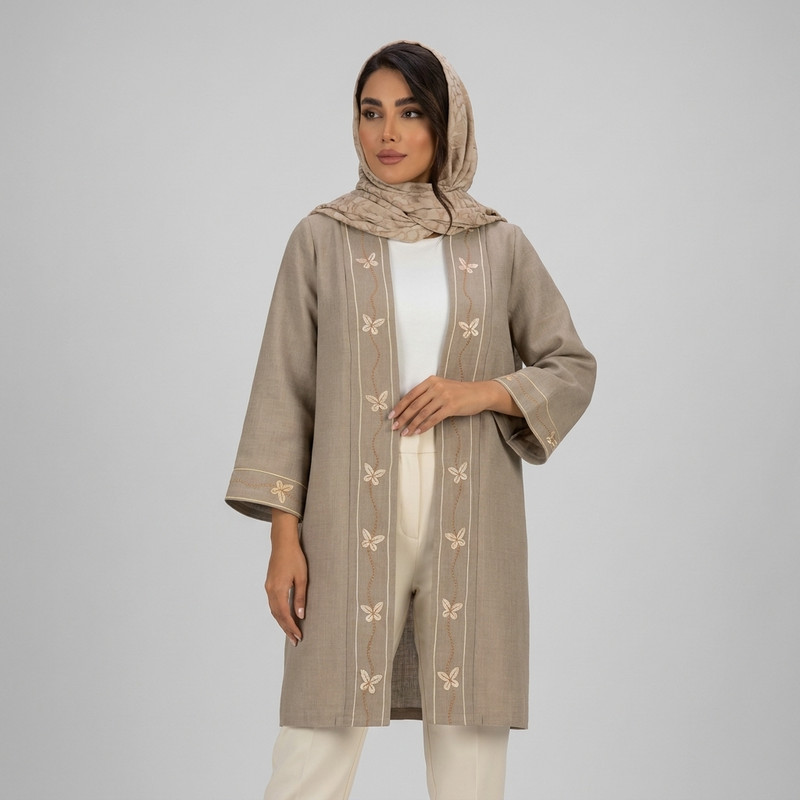 مانتو زنانه مدل هیام کد 2691