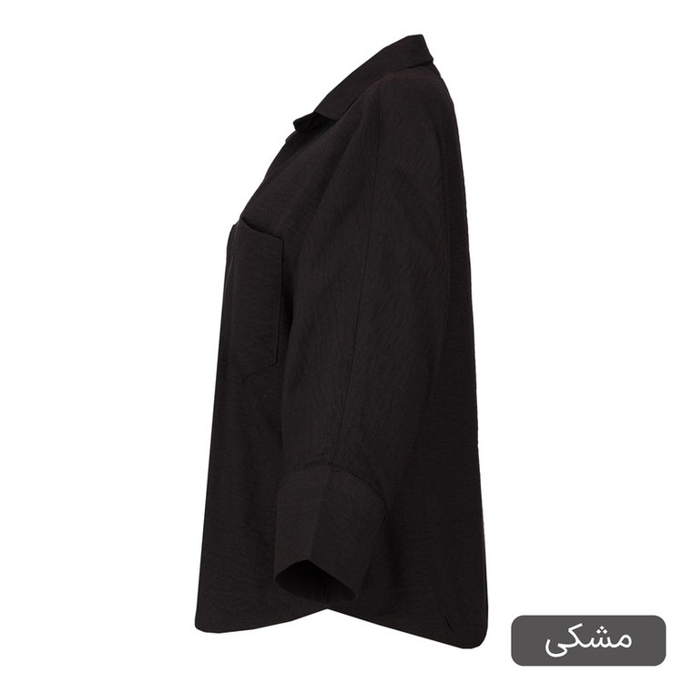 شومیز آستین بلند یقه برگردان زنانه مدل پارلا کد 2568