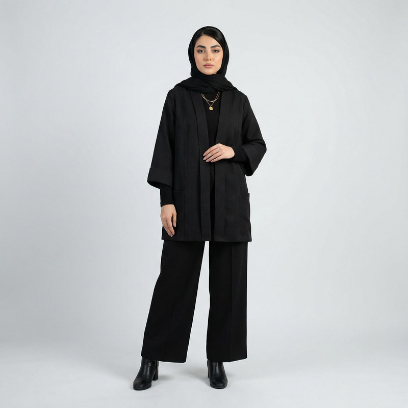 مانتو زنانه مدل هنگامه کد 179404