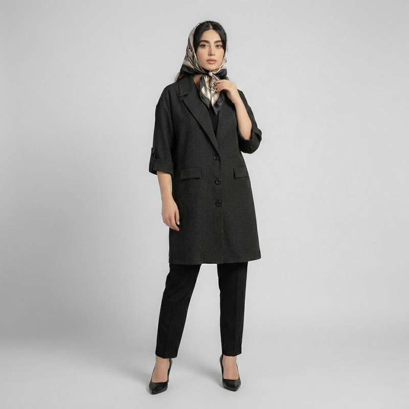 مانتو زنانه مدل زلاله کد 2375