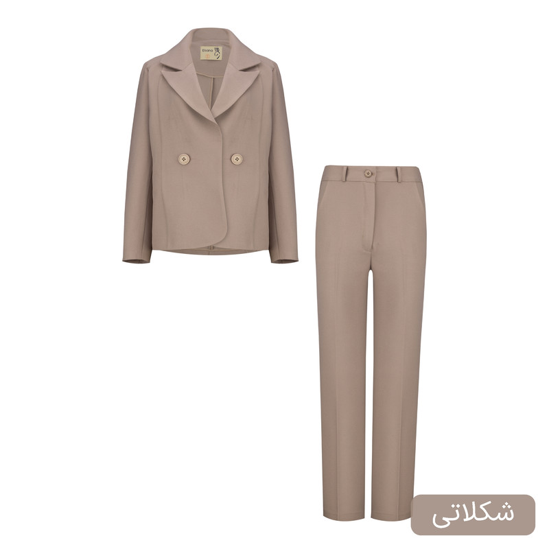 ست کت و شلوار رسمی زنانه مدل ماتینا کد 2525
