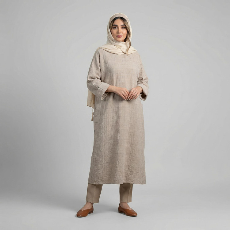 مانتو زنانه مدل ایرای کد 218404