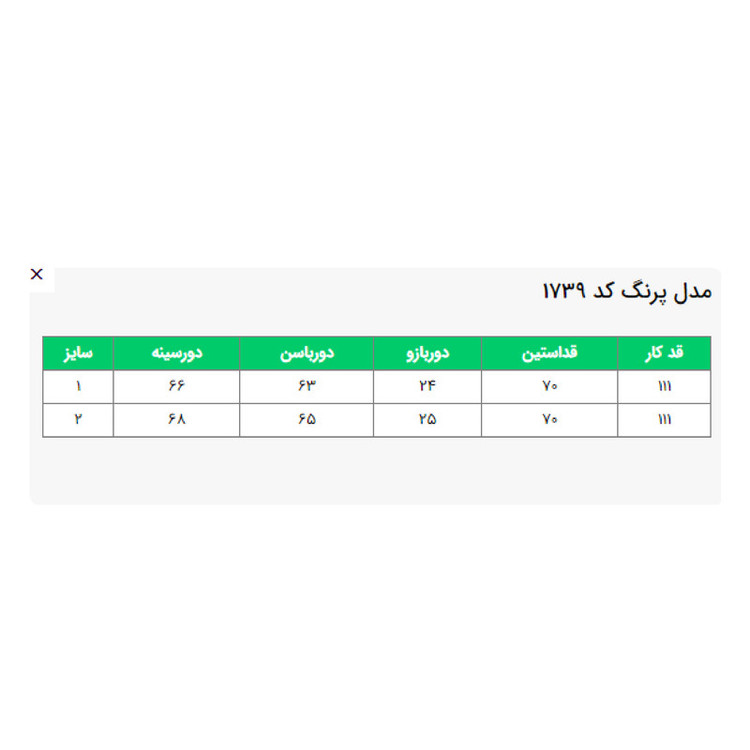مانتو زنانه کد 173905