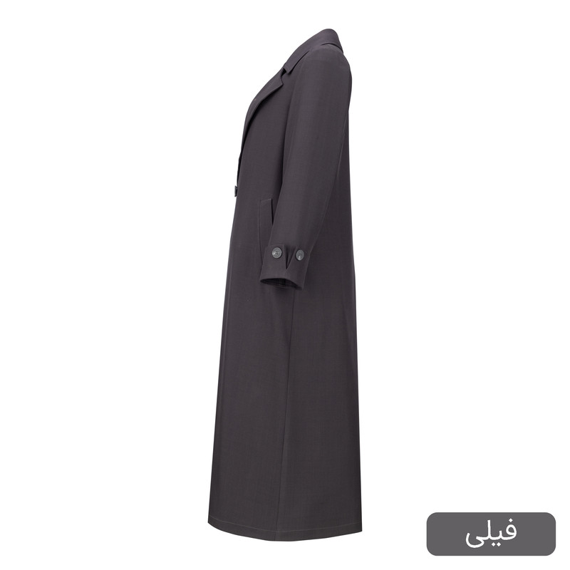 مانتو روی زانو زنانه مدل وارش کد 2596