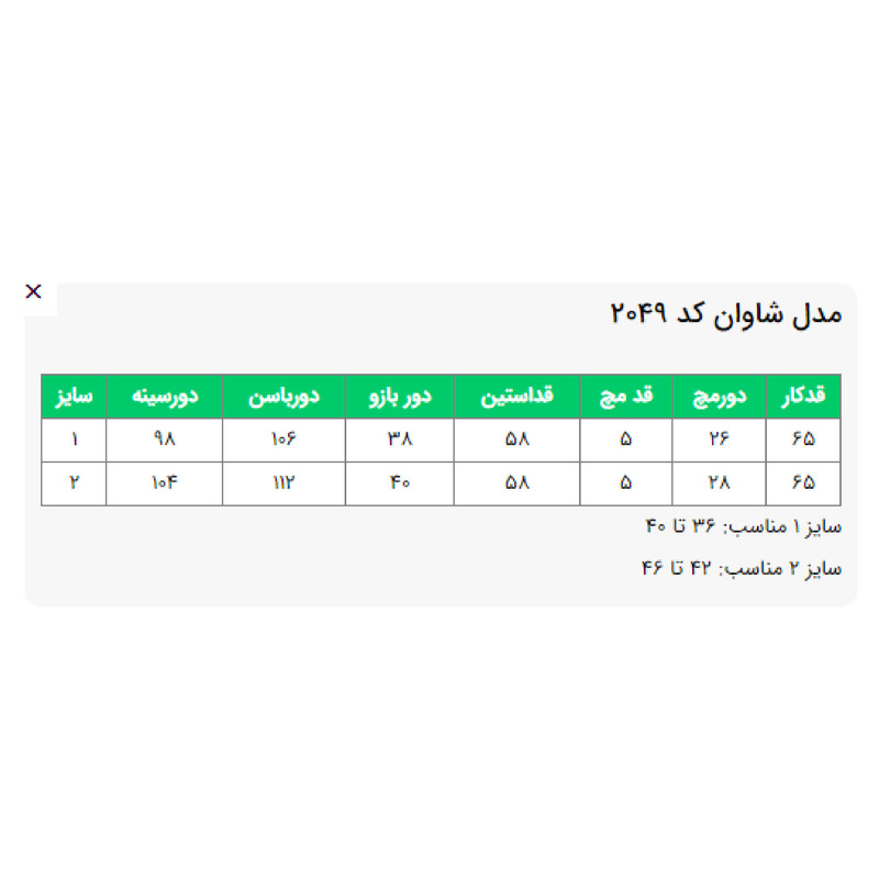 شومیز زنانه مدل شاوان کد 2049