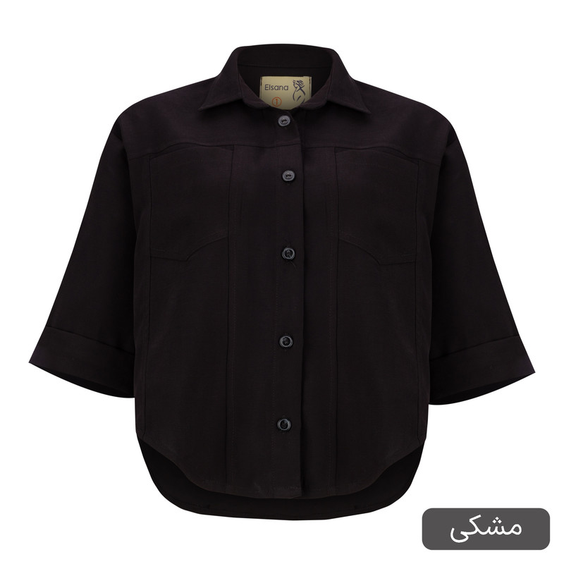 شومیز آستین بلند یقه برگردان زنانه مدل لیلیا کد 2567