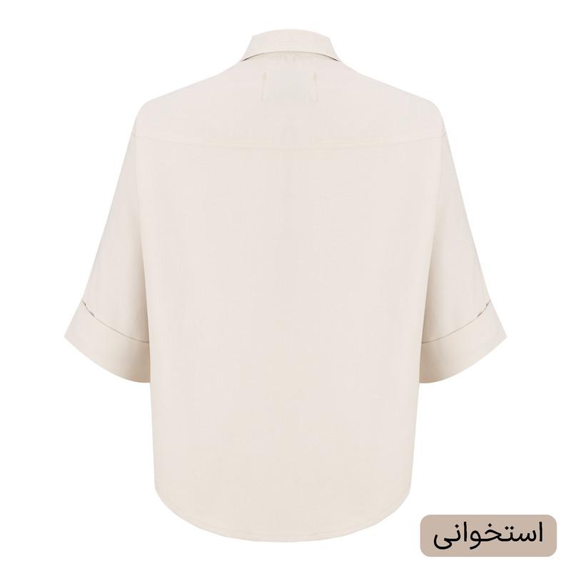 شومیز آستین بلند یقه برگردان زنانه مدل لیلیا کد 2567