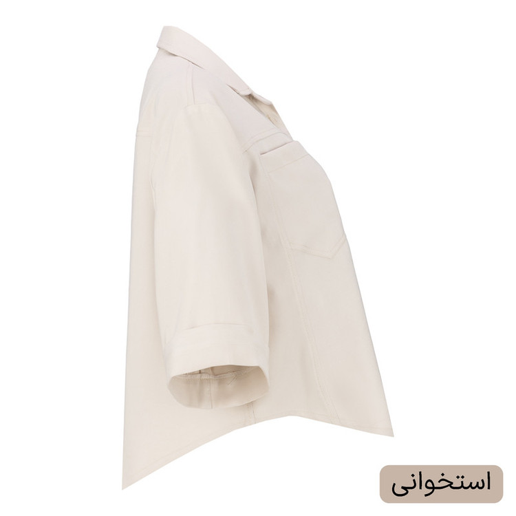 شومیز آستین بلند یقه برگردان زنانه مدل لیلیا کد 2567