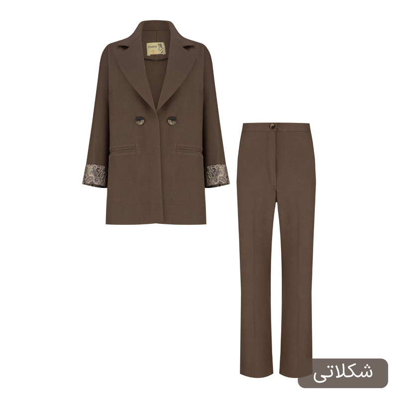 کت و شلوار زنانه مدل سیسیلیا کد 2684