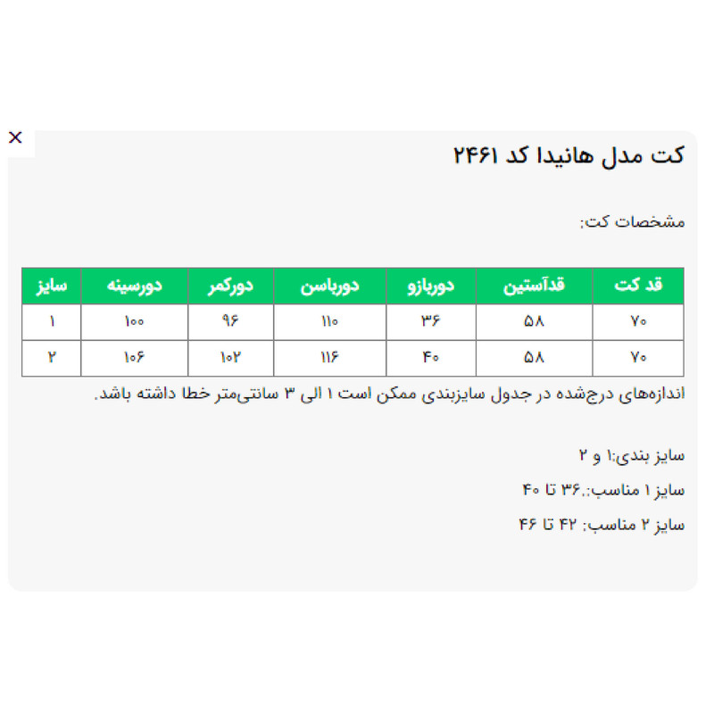 مانتو کتی زنانه مدل هانیدا کد 2461