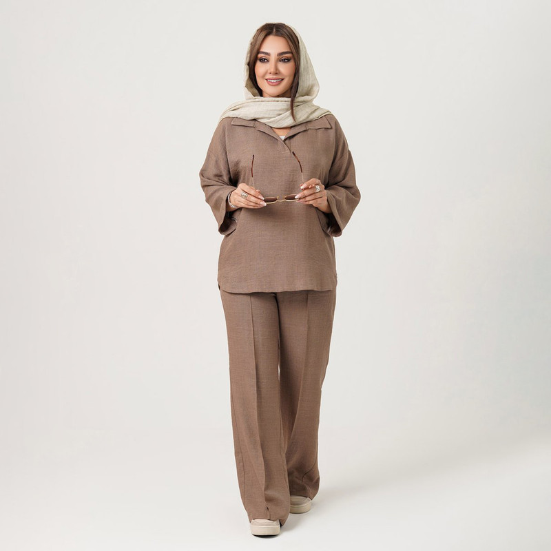 ست تونیک و شلوار رسمی زنانه مدل لادیان کد 2499