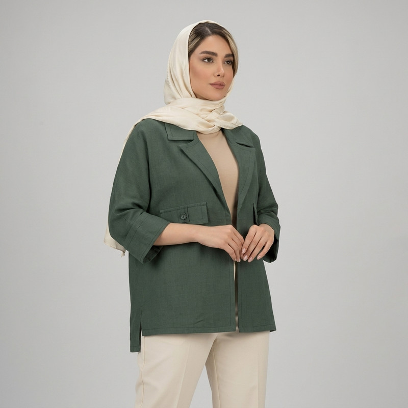 مانتو کتی زنانه   مدل مهفام کد 2730