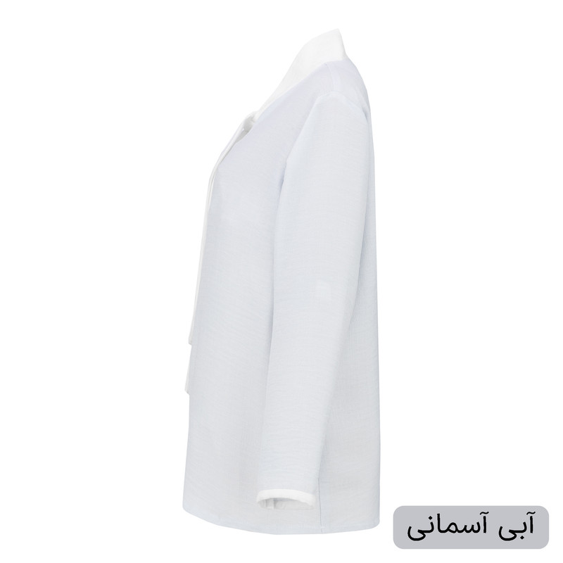 بلوز آستین بلند یقه هفت زنانه مدل کایارا کد 2512