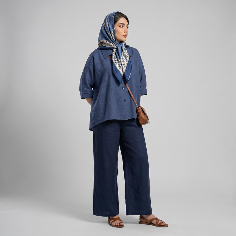 مانتو شومیزی زنانه مدل شهگل کد 222605