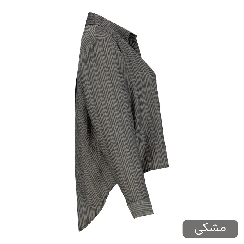 شومیز آستین بلند یقه برگردان زنانه مدل سها کد 2608