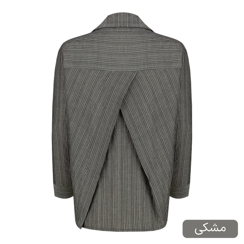 شومیز آستین بلند یقه برگردان زنانه مدل سها کد 2608