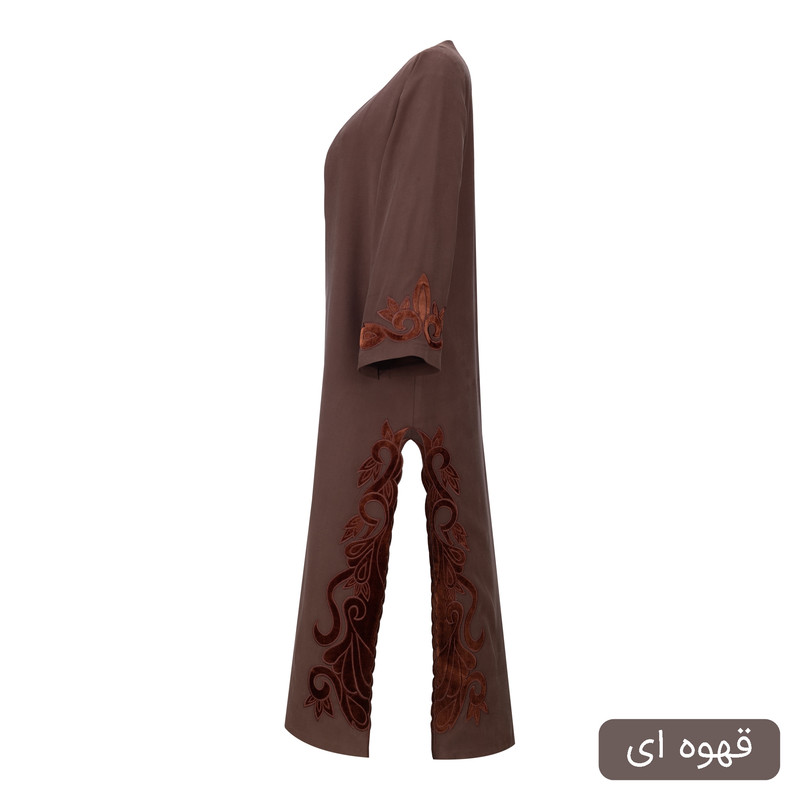 مانتو زیر زانو زنانه مدل نامین کد 2541