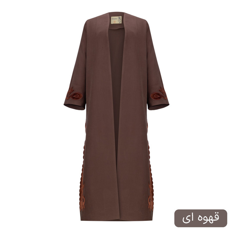 مانتو زیر زانو زنانه مدل نامین کد 2541