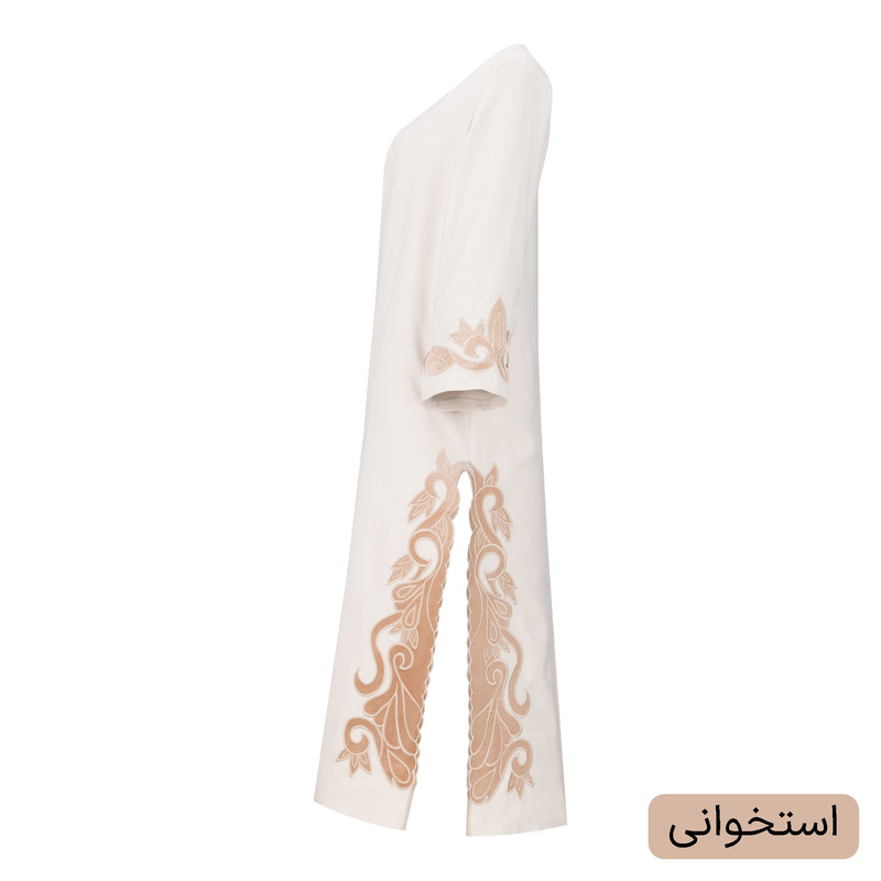 مانتو زیر زانو زنانه مدل نامین کد 2541