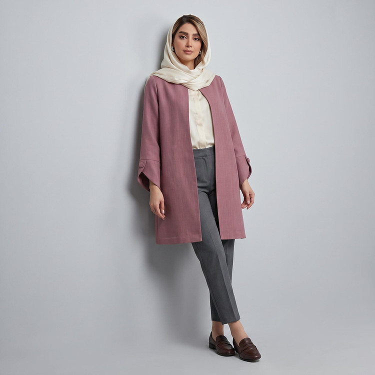 مانتو زنانه مدل ماجده کد 180273