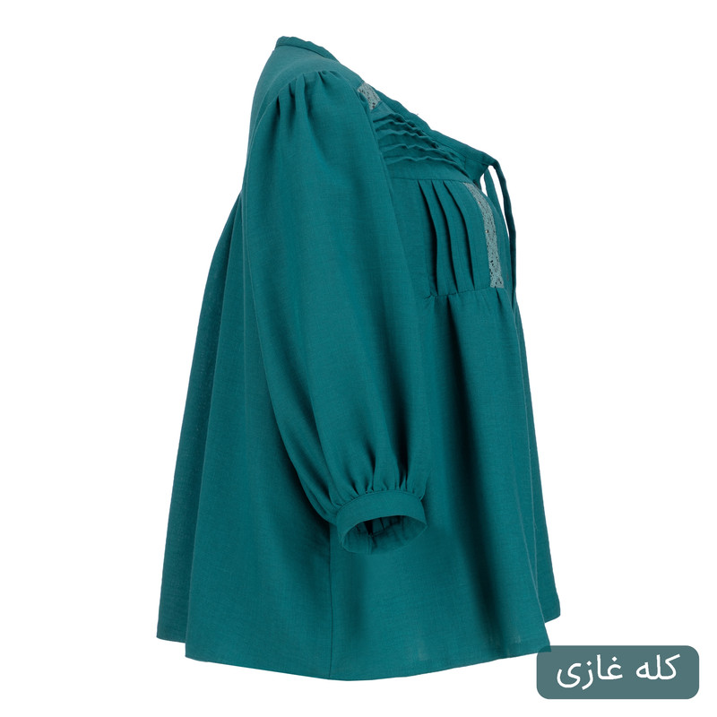 بلوز آستین بلند یقه گرد زنانه مدل آوش کد 2621