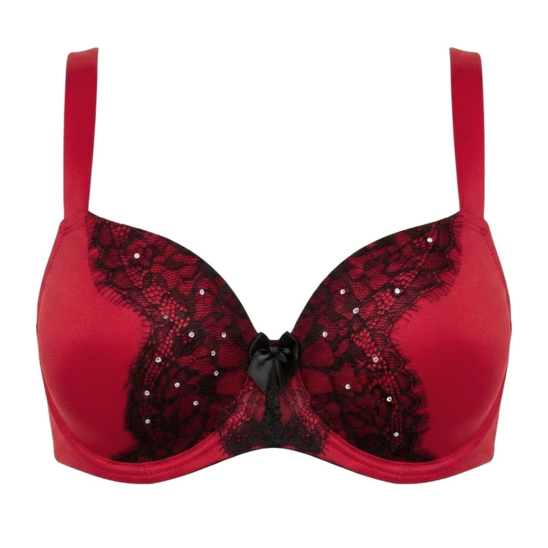 سوتین اسفنجی با بند ساده زنانه هانکهمولر مدل 102896