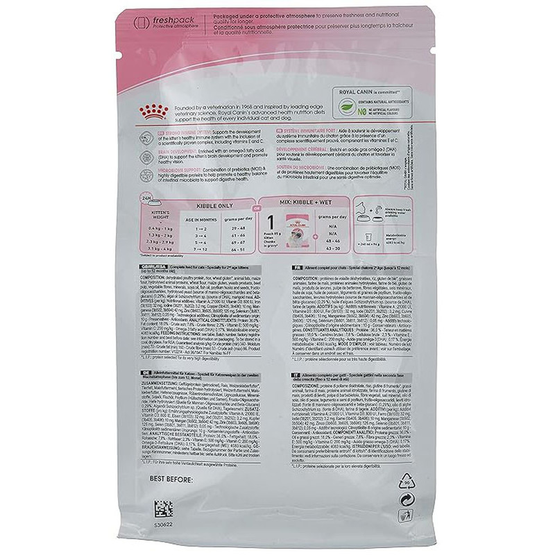 غذای خشک گربه عقیم شده رویال کنین مدل Regular Sterilised وزن 2 کیلوگرم