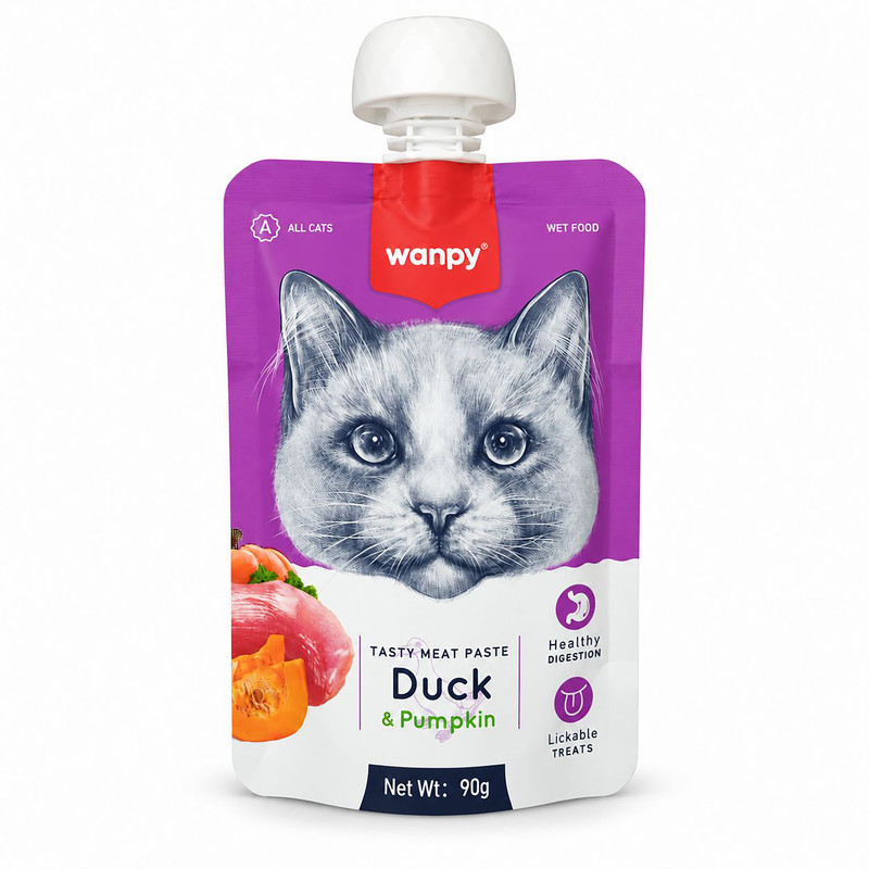 پودینگ گربه ونپی مدل Duck وزن 90 گرم