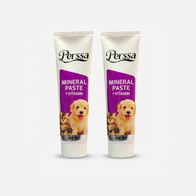 خمیر مینرال سگ و گربه پرسا مدل Mineral وزن 100 گرم بسته 2 عددی