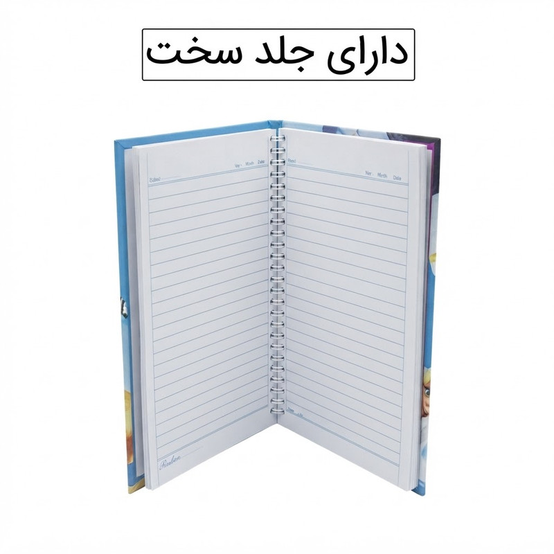 دفتر مشق 100 برگ سیمی رهام مدل لک لک ها