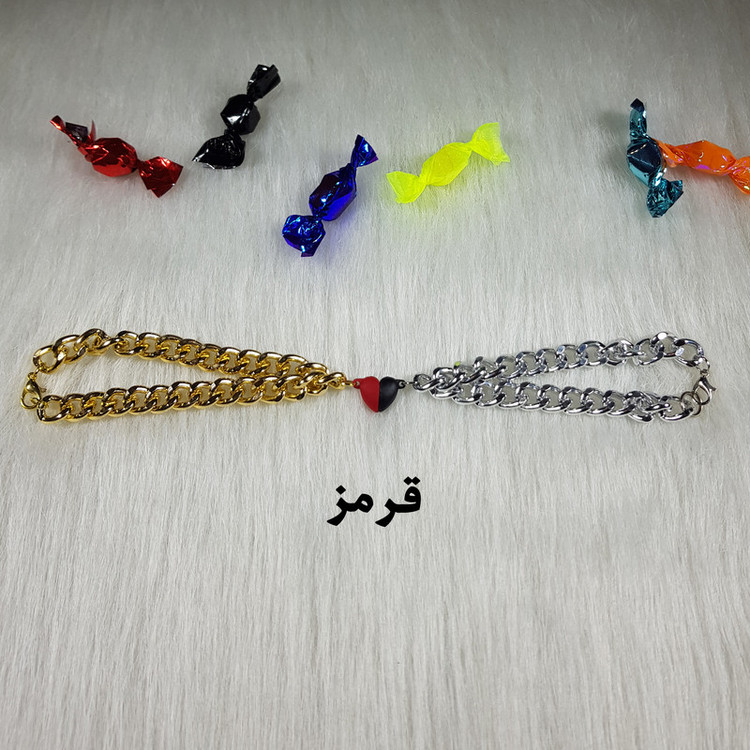 دستبند زنانه و مردانه مدل دوستي كد LV69 مجموعه 2 عددي