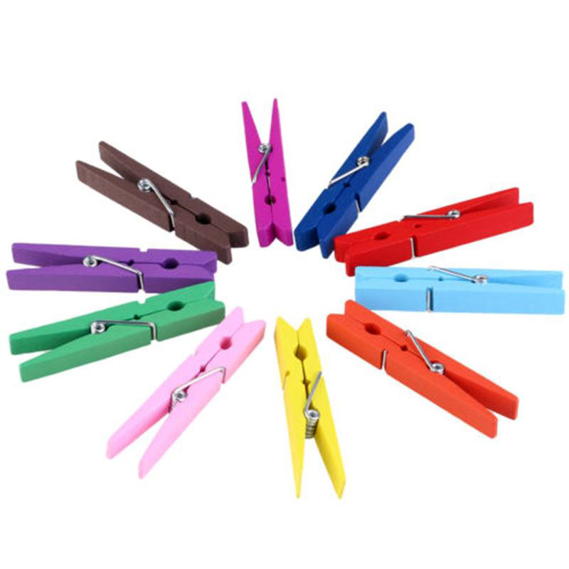 گیره عکس مدل rainbow مجموعه 10 عددی