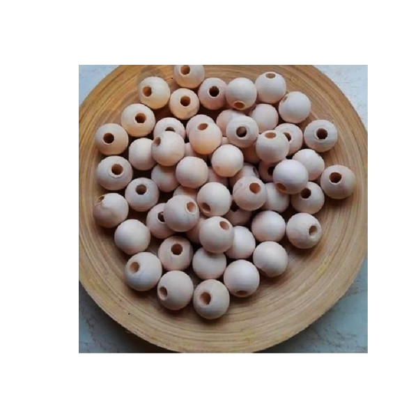 مهره دستبند مدل چوبی دایره ای کد 193 بسته 110 عددی