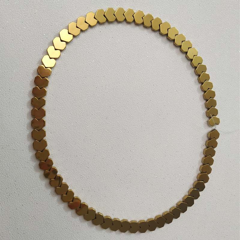 ریسه سنگ هماتیت طرح قلب کد HN1514 بسته 50 عددی