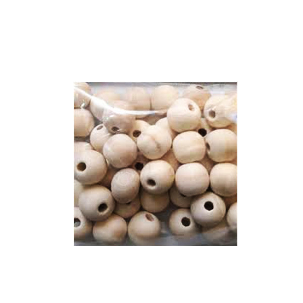 مهره دستبند مدل چوبی دایره ای کد 200 بسته 410 عددی