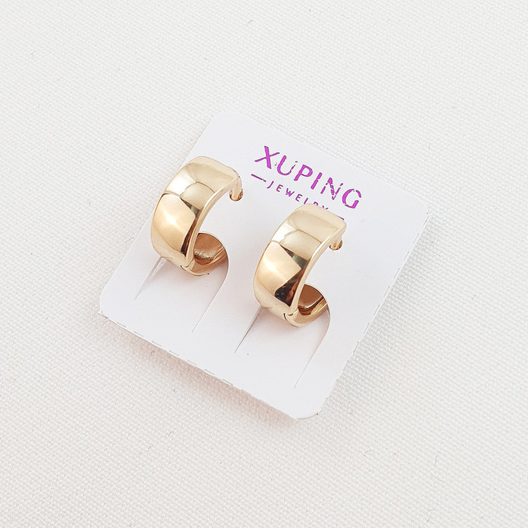 گوشواره زنانه ژوپینگ مدل حلقه ای ریز کد C-26