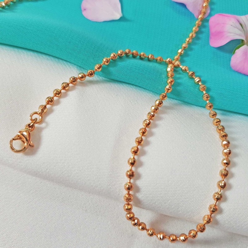 گردنبند زنانه ژوپینگ مدل گوی کد AAB56